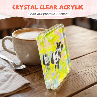 📢📢50 % RABATT !!!⏰Klares Acryl-DIY-Kühlschrankmagnet-Set
