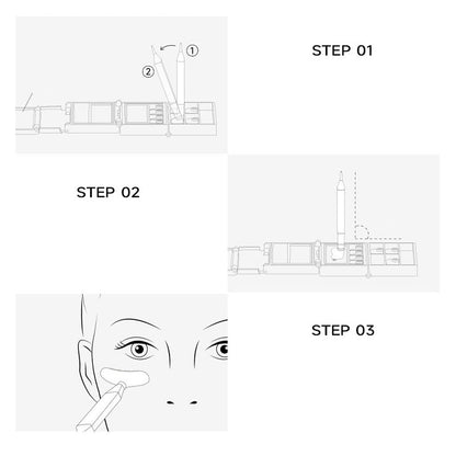 🔥3-in-1-Set: Eyeliner und Stempel für die unteren Wimpern💄