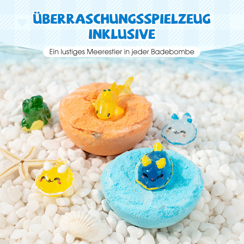 💎 -50% AUF DAS BADEBOMBEN-SET MIT ÜBERRASCHUNG! 💎 12 Meerestier-Spielzeuge, Sanfte Pflege & Duftspaß für Kinder 🛁