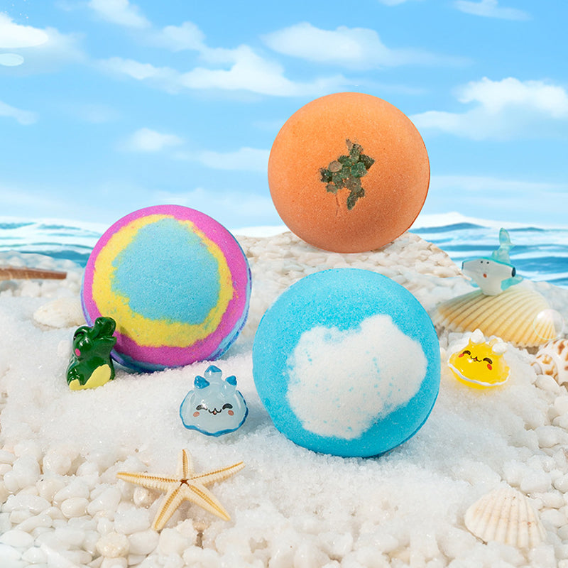 💎 -50% AUF DAS BADEBOMBEN-SET MIT ÜBERRASCHUNG! 💎 12 Meerestier-Spielzeuge, Sanfte Pflege & Duftspaß für Kinder 🛁