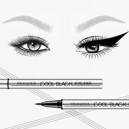 ✨ Wasserfester und wischfester Eyeliner – Präzision und tiefes Schwarz für 24 Stunden! ✨