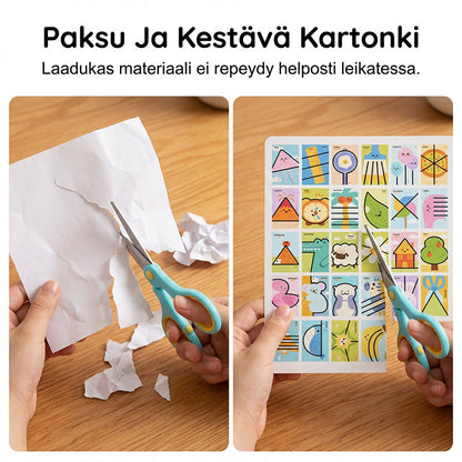 Hauska paperileikkaussetti taaperoille