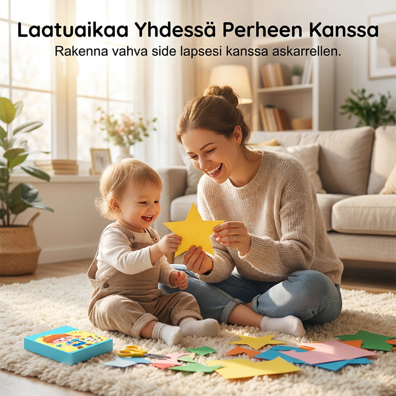 Hauska paperileikkaussetti taaperoille