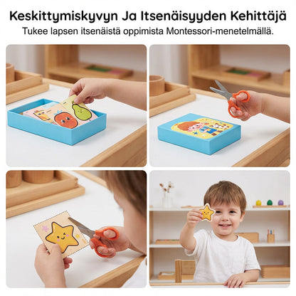 Hauska paperileikkaussetti taaperoille
