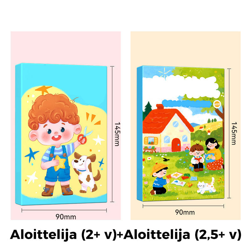 Hauska paperileikkaussetti taaperoille