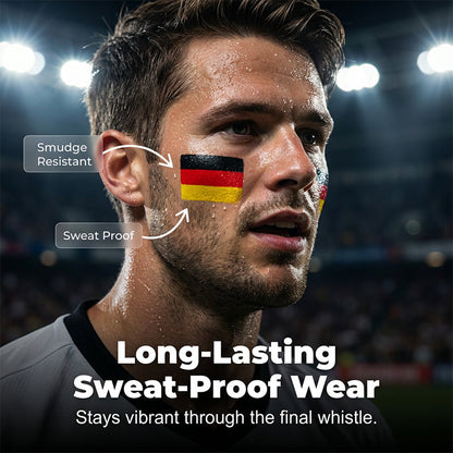 Gesichtsmalstift mit Nationalflagge für Sportfans