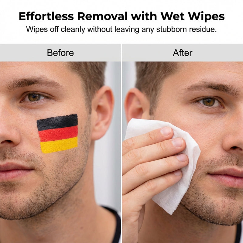 Gesichtsmalstift mit Nationalflagge für Sportfans