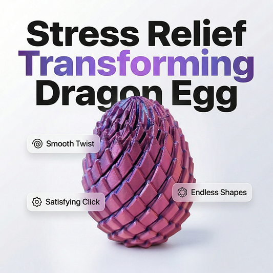 🎁 3D-Drachenei 🦖 = das perfekte Anti-Stress-Tool: eine kleine Drehung und der Stress verschwindet sofort 🔄✨