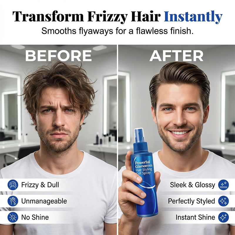 ✨Leistungsstarkes, glamouröses Haarstyling-Gel-Spray