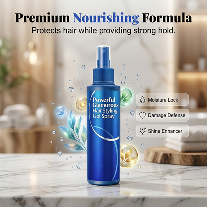 ✨Leistungsstarkes, glamouröses Haarstyling-Gel-Spray