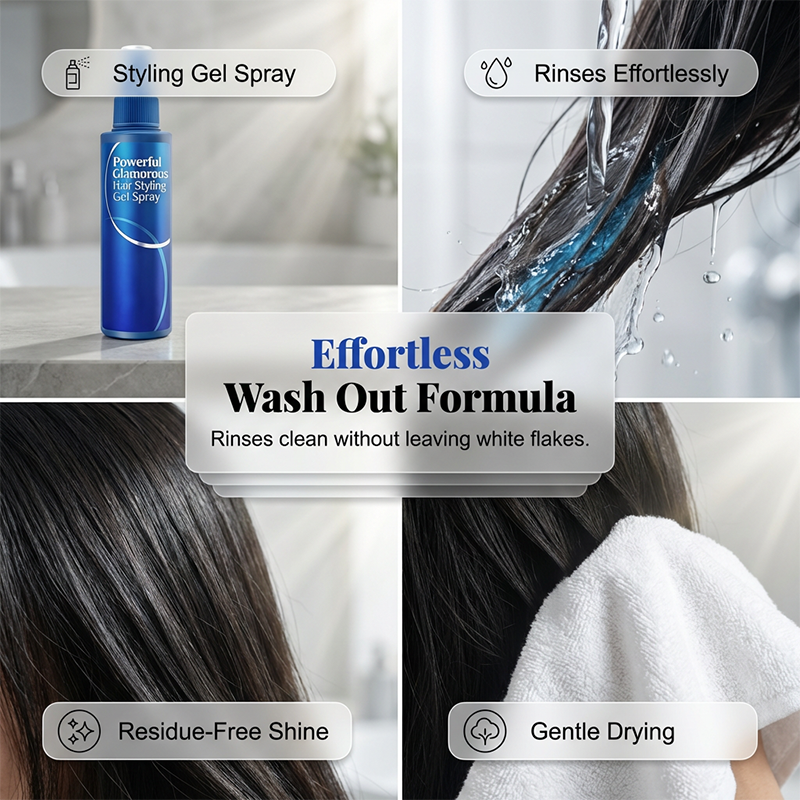 ✨Leistungsstarkes, glamouröses Haarstyling-Gel-Spray