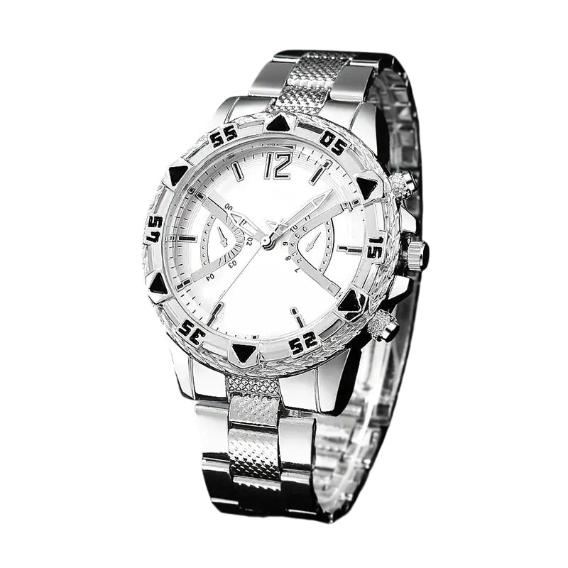 ⌚Klassische Herren-Quarzuhr aus Metall