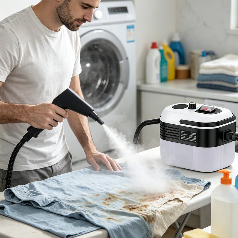 🧼 JETZT 62 % RABATT! 💨 Verstellbarer Hochdruck-Dampfreiniger – 15 Sekunden Aufheizzeit, chemiefrei und gründliche Reinigung für Haus und Auto 🏠