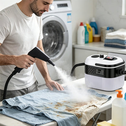 🧼 JETZT 62 % RABATT! 💨 Verstellbarer Hochdruck-Dampfreiniger – 15 Sekunden Aufheizzeit, chemiefrei und gründliche Reinigung für Haus und Auto 🏠
