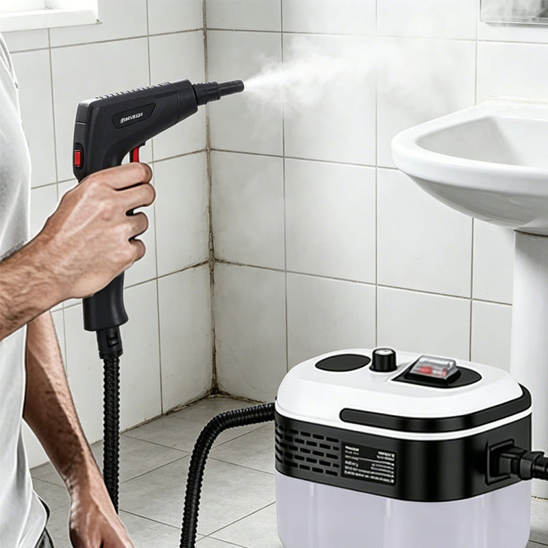 🧼 JETZT 62 % RABATT! 💨 Verstellbarer Hochdruck-Dampfreiniger – 15 Sekunden Aufheizzeit, chemiefrei und gründliche Reinigung für Haus und Auto 🏠