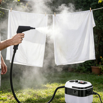 🧼 JETZT 62 % RABATT! 💨 Verstellbarer Hochdruck-Dampfreiniger – 15 Sekunden Aufheizzeit, chemiefrei und gründliche Reinigung für Haus und Auto 🏠