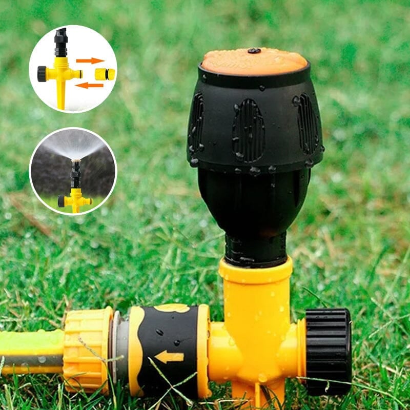 ✨Neu eingetroffen✨360° drehbares automatisches Bewässerungssystem für Garten, Rasen, Terrasse