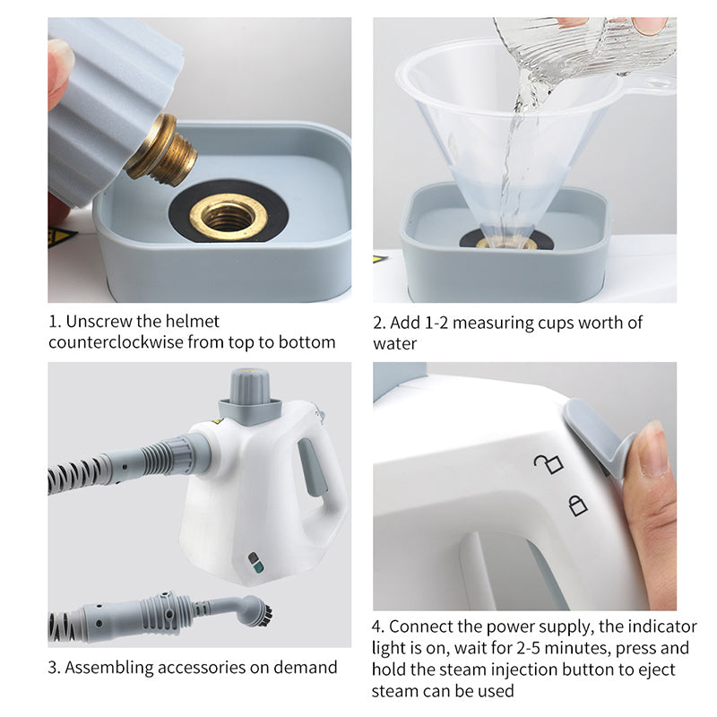 💨Mehrzweck-Handdampfreiniger-Set für Zuhause🧼