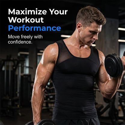 💪Hochelastisches Fitness- und Formungs-Tanktop für Herren