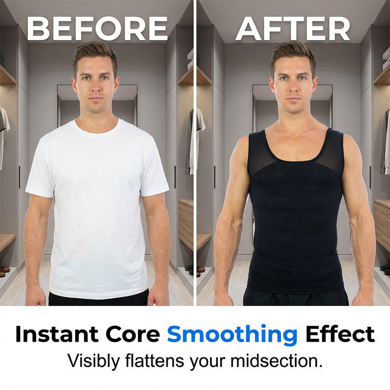 💪Hochelastisches Fitness- und Formungs-Tanktop für Herren