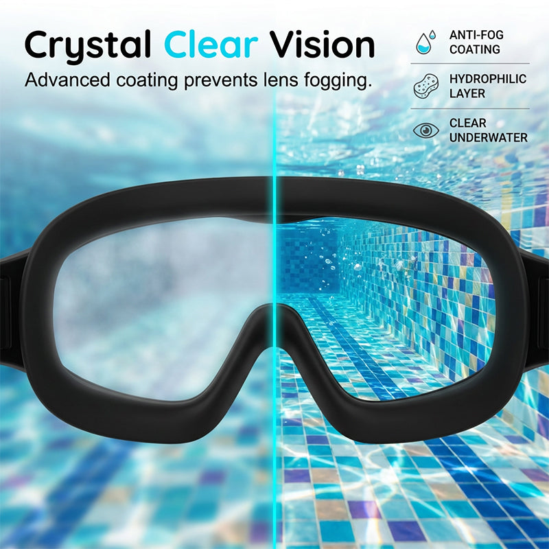 ⏳【Zeitlich begrenztes Angebot】50 % Rabatt! 👓Beschlagfreie Schwimmbrille – klare und komfortable Sicht 💧