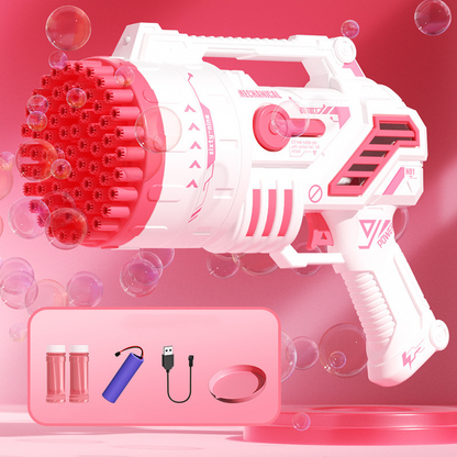Joyful Fun – Seifenblasenmaschine im Pistolen-Design mit 69 Löchern