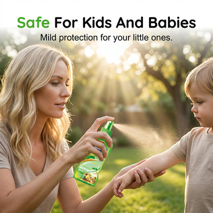 🌿 Familienfreundliches Mückenschutzspray – Schützen Sie Ihre Lieben auf natürliche Weise! 🦟💚 Auf pflanzlicher Basis, sanft zur Haut, hart gegen Insekten – unbeschwerter Spaß im Freien für alle. 🌸✨