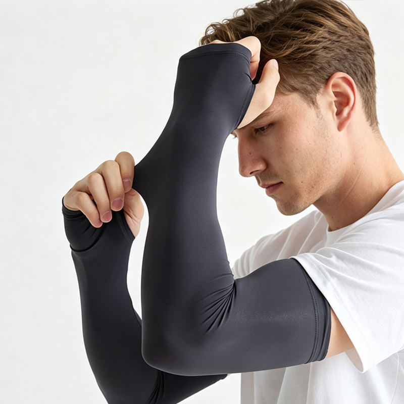 🧤 50% RABATT! ❄️ Herren Kühlende Hochelastische Armärmel – UV-Schutz, Feuchtigkeitsableitend & Ideal Für Laufen, Radfahren & Outdoor-Sport 🏃‍♂️