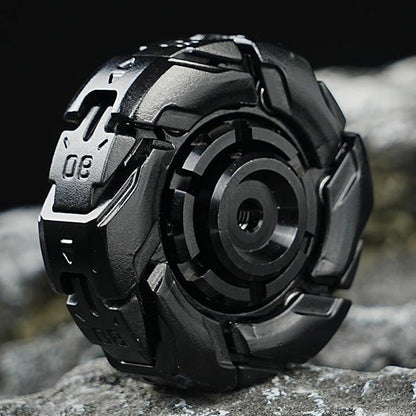 🧘Kreativer Fidget-Slider mit offener Panzerung und Kreisel