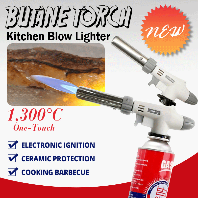 ⚡Butan-Taschenlampe Küche Blasfeuerzeug