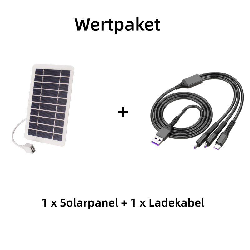 😍Zeitlich begrenzter Rabatt 50% 💥Flexibles Solarpanel mit 2W und 5V