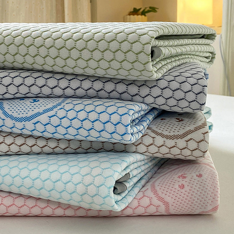 🛏️Cooles, atmungsaktives 3-teiliges Bettwäscheset mit niedlichem Bären-Jacquardmuster