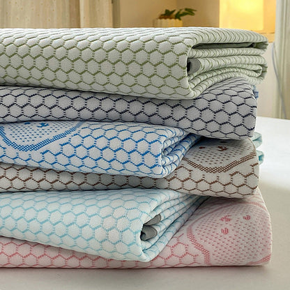 🛏️Cooles, atmungsaktives 3-teiliges Bettwäscheset mit niedlichem Bären-Jacquardmuster