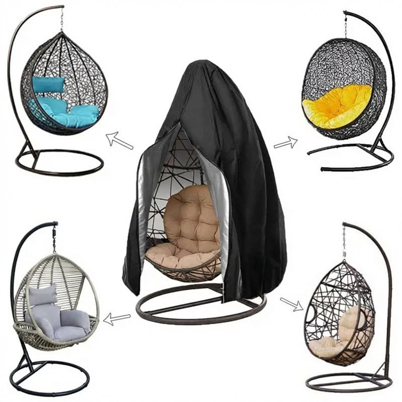 ⏰🔥NUR FÜR KURZE ZEIT: 50 % RABATT! 🪑 Strapazierfähiger, wasserdichter Bezug für Hängesessel – UV-beständiges, robustes Oxford-Gewebe und einfache Montage mit Reißverschluss ☀️✨