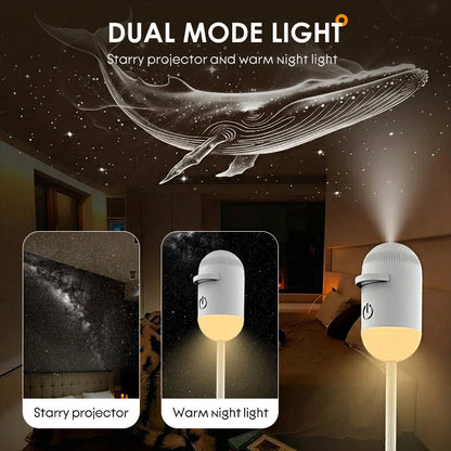 🌙 HALF PRICE DEAL 💥 2-in-1 Sternenprojektor & Nachtlicht ✨ verwandelt dein Zuhause in einen Traumhimmel 🌌