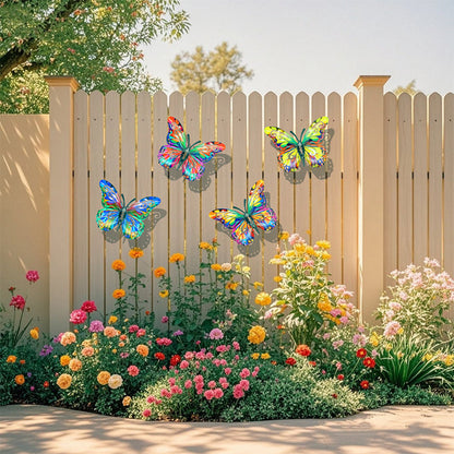 🎨Metall-Schmetterling als Wanddekoration für den Außenbereich🦋✨