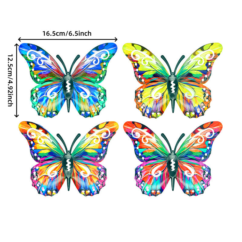 🎨Metall-Schmetterling als Wanddekoration für den Außenbereich🦋✨