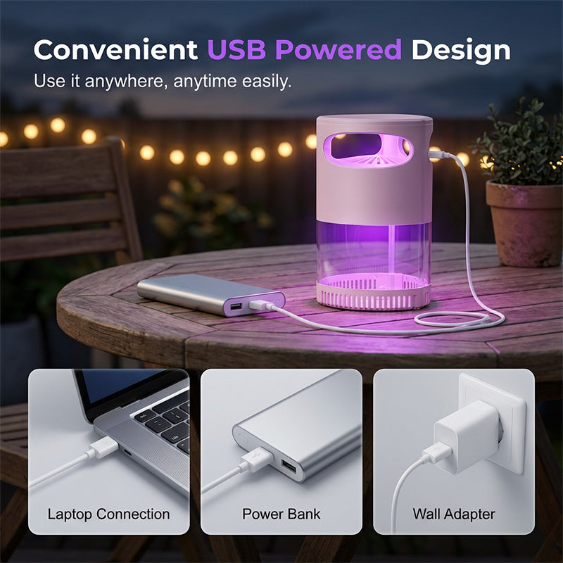 🥳HEISSER SALE 2026🥳💞50.000+ VERKAUFT!👵❤️ 50 % RABATT!💡USB-betriebene Mückenlampe🦟❌