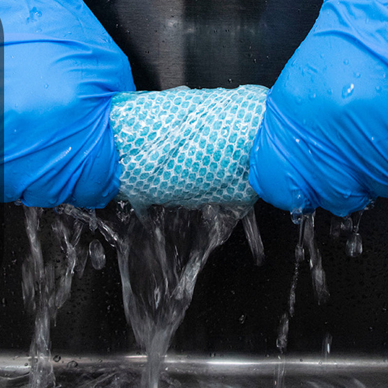 Dual-Sided Microfiber & Mesh Cleaning Cloth