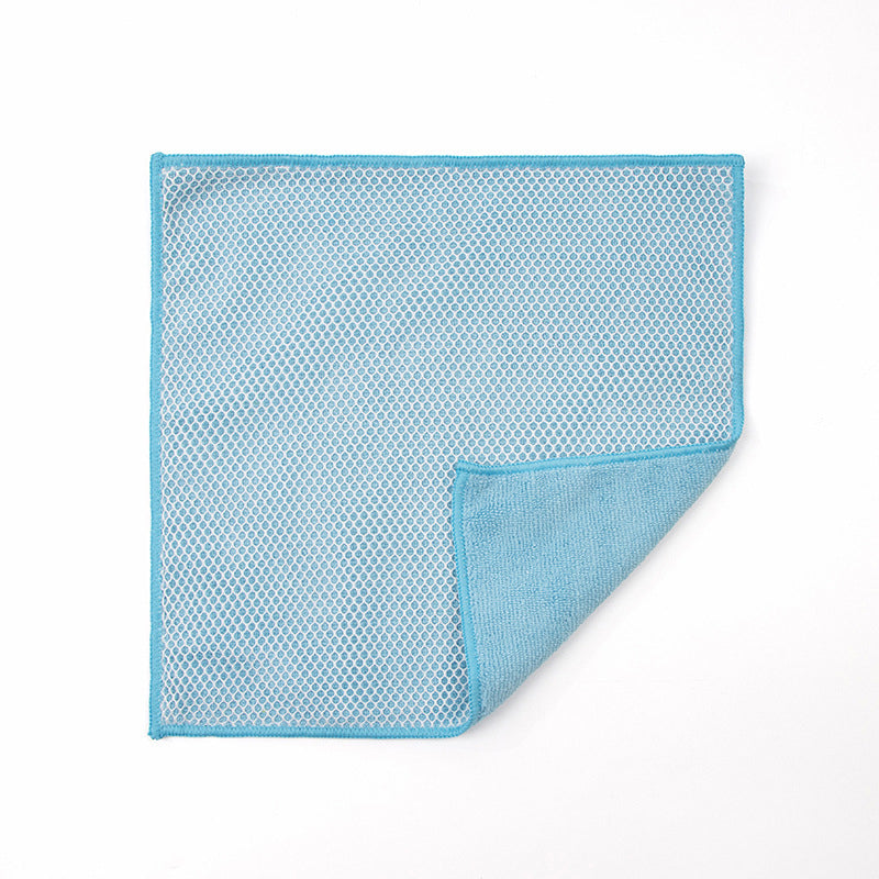Dual-Sided Microfiber & Mesh Cleaning Cloth