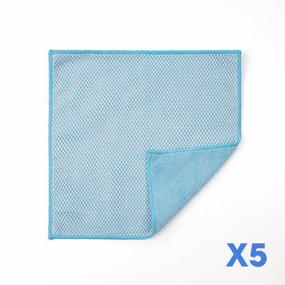 Dual-Sided Microfiber & Mesh Cleaning Cloth