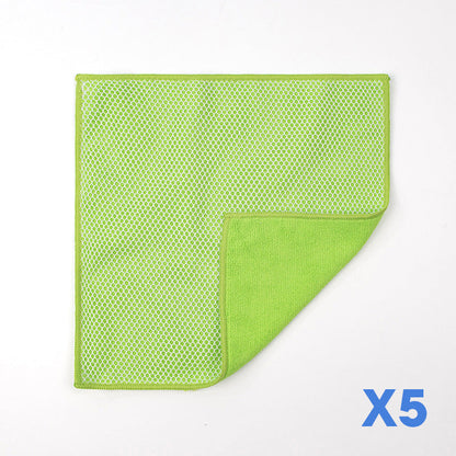 Dual-Sided Microfiber & Mesh Cleaning Cloth