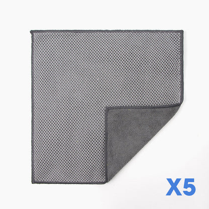 Dual-Sided Microfiber & Mesh Cleaning Cloth