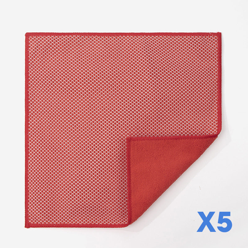 Dual-Sided Microfiber & Mesh Cleaning Cloth