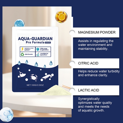 😍KAUFE 1, ERHALTE 1 GRATIS!💧 Aqua-Guardian Pro Formula Wasseraufbereiter – Macht trübes Wasser in wenigen Minuten klar, ist für Fische unbedenklich – für Süß- und Salzwasser geeignet 🐠