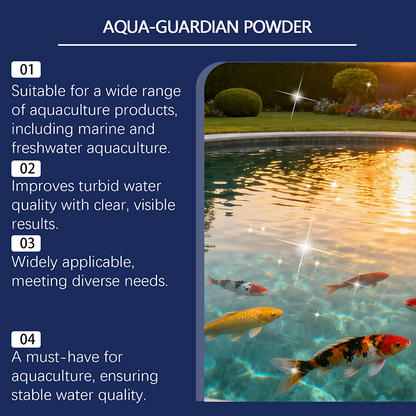 😍KAUFE 1, ERHALTE 1 GRATIS!💧 Aqua-Guardian Pro Formula Wasseraufbereiter – Macht trübes Wasser in wenigen Minuten klar, ist für Fische unbedenklich – für Süß- und Salzwasser geeignet 🐠