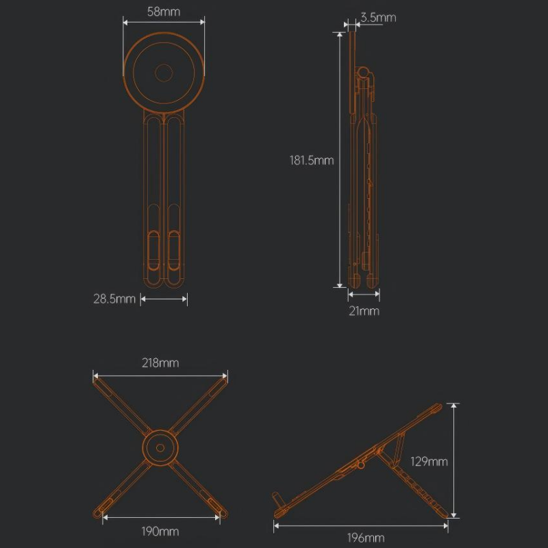⏳Zeitlich begrenztes Sonderangebot⏰Multifunktionaler 4-in-1-Ständer mit Magnethalterung