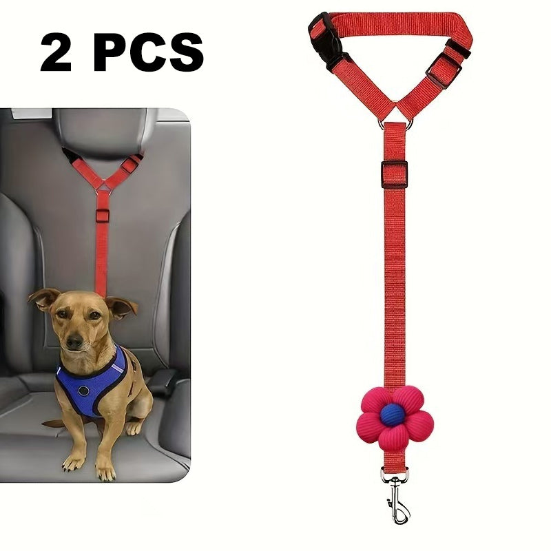 🐕🦺2-in-1-Sicherheitsgurt und Leine für Hunde