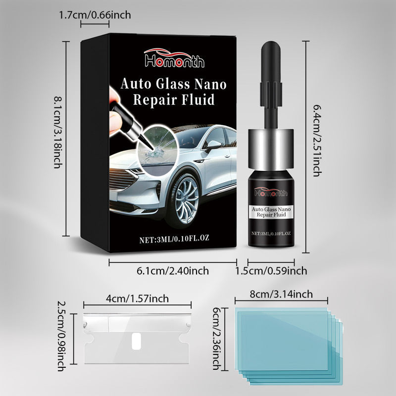 ✨Auto-Glas-Nano-Reparaturflüssigkeit-Kit🖍️