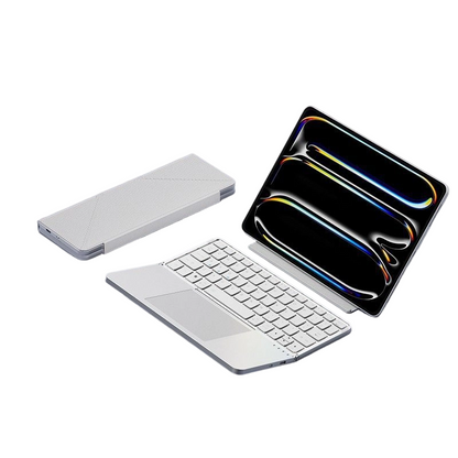 Ultradünne, zusammenklappbare Tastatur mit Touchpad und integriertem Ständer📱